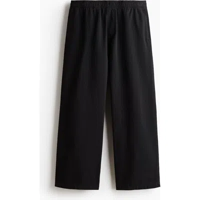H&m Loose Fit Cotton Canvas Trousers In Multi