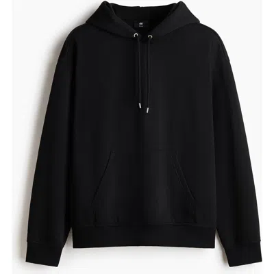 H&m Loose Fit Hoodie In Black