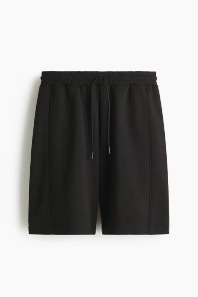 H&m Loose Fit Sports Shorts With Drymove In Black