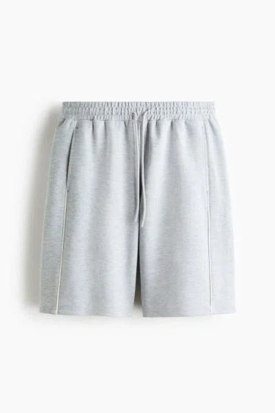 H&m Loose Fit Sports Shorts With Drymove In Gray