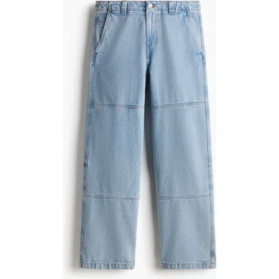 H&m Loose Fit Worker Jeans In Blue