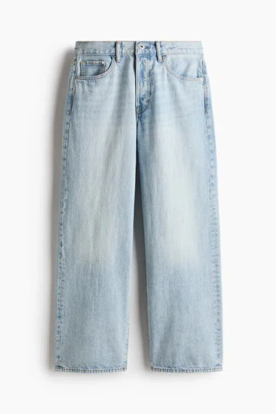 H&m Loose Jeans In Blue