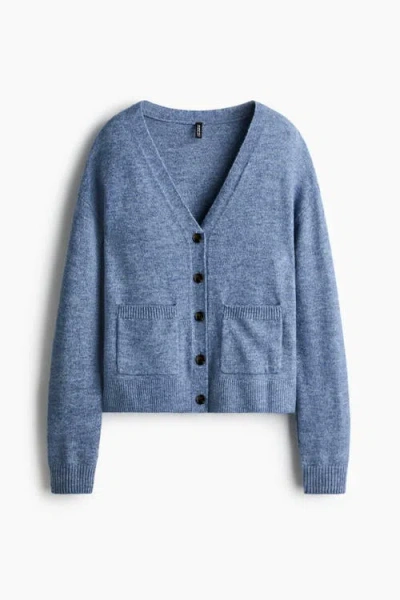 H&m Loose-fit Cardigan In Blue
