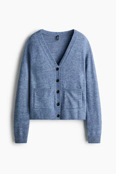 H&m Loose-fit Cardigan In Blue