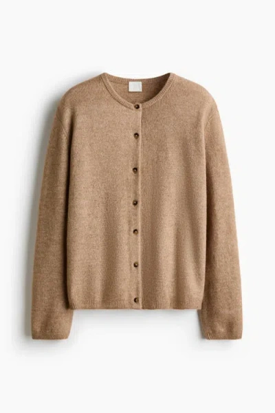 H&m Loose-fit Cardigan In Brown