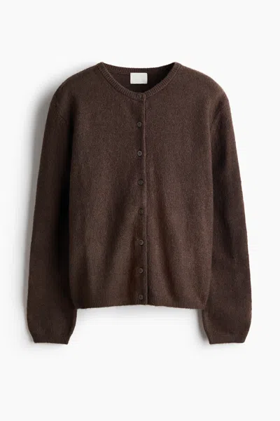 H&m Loose-fit Cardigan In Brown