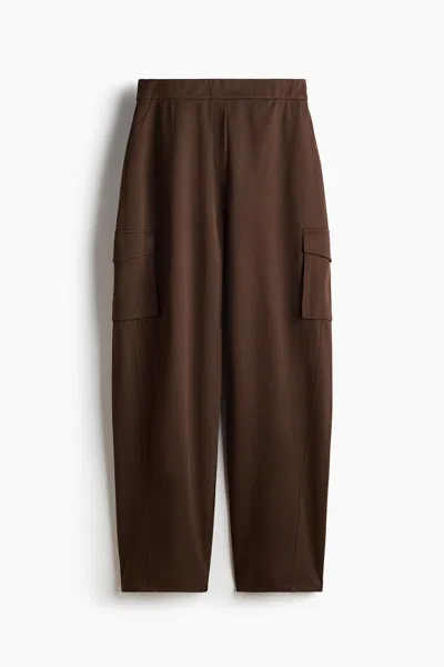 H&m Loose-fit Cargo Pants In Brown