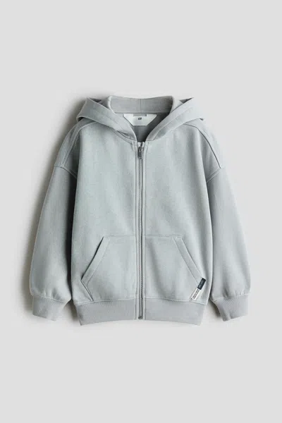 H&m Kids' Loose-fit Hooded Jacket In Gray