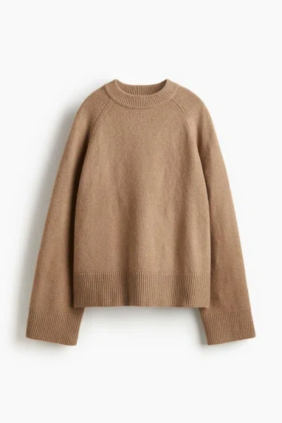 H&m Loose-fit Jumper In Brown
