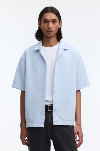 H&m Loose-fit Resort Shirt In Blue