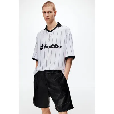H&m Loose-fit Soccer Jersey In Black