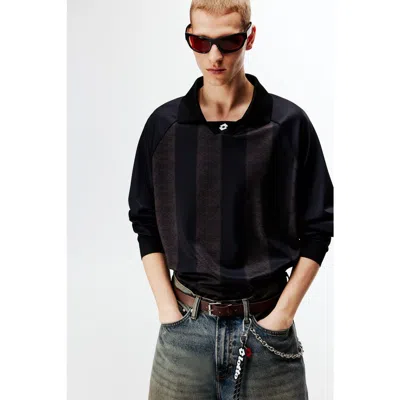 H&m Loose-fit Soccer Jersey In Black