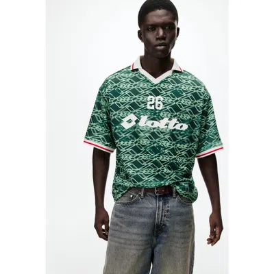 H&m Loose-fit Soccer Jersey In Green