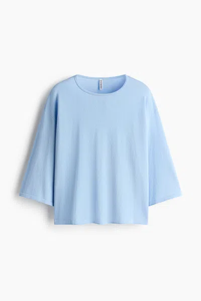 H&m Loose-fit Sweater In Blue