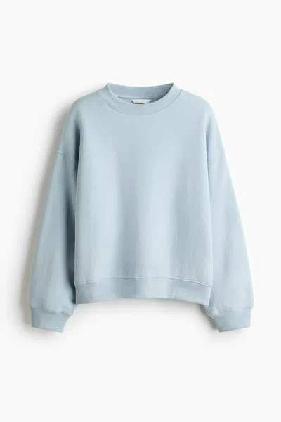 H&m Loose-fit Sweatshirt In Blue