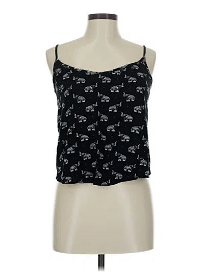 Pre-owned H&m Loves Coachella Sleeveless Blouse In Black