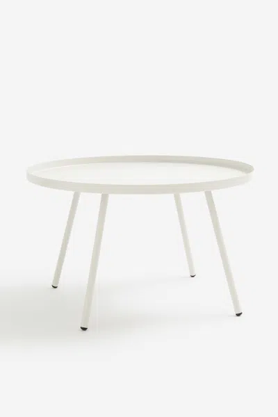 H&m Low Side Table In White