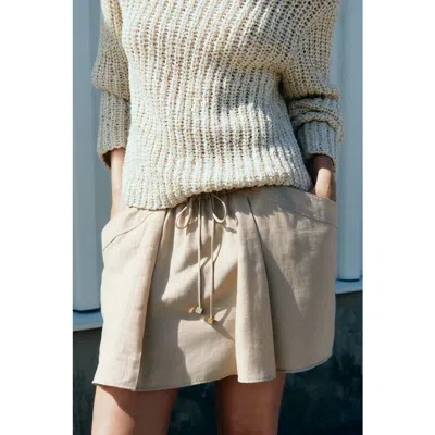 H&m Lyocell-blend Drawstring Skirt In Multi