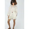 H&m Lyocell-blend Pull-on Shorts In White