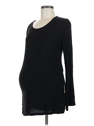 Pre-owned H&m Mama 3/4 Sleeve T-shirt In Black