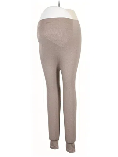 Pre-owned H&m Mama Active Pants In Brown