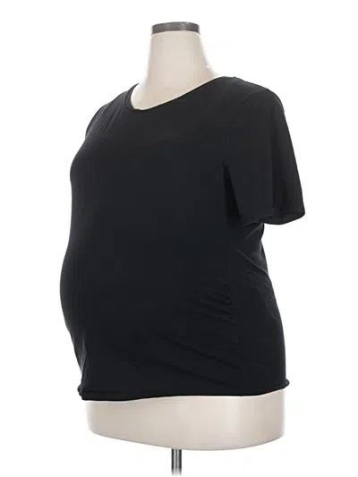 Pre-owned H&m Mama Active T-shirt In Black