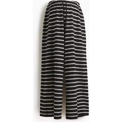 H&m Mama Before & After Knitted Trousers In Black