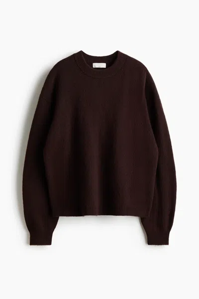 H&m Mama Before & After Nursing Sweater In Brown