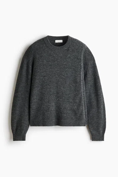 H&m Mama Before & After Nursing Sweater In Gray