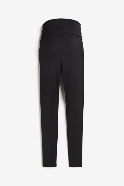 H&m Mama Before & After Sports Leggings In Black