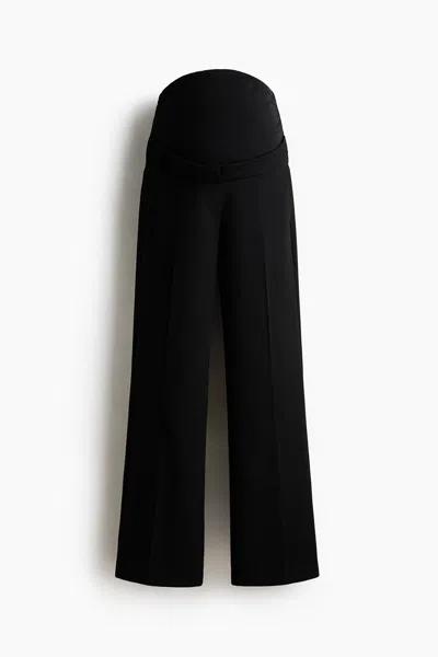 H&m Mama Bootcut Pants In Black