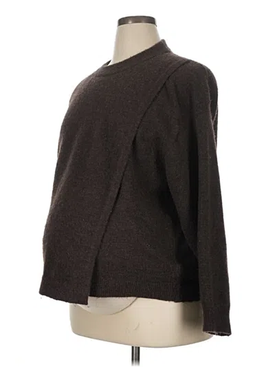 Pre-owned H&m Mama Cardigan Sweater In Brown