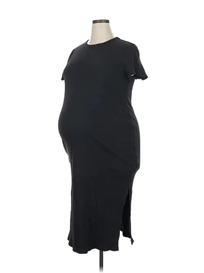Pre-owned H&m Mama Casual Dress In Black