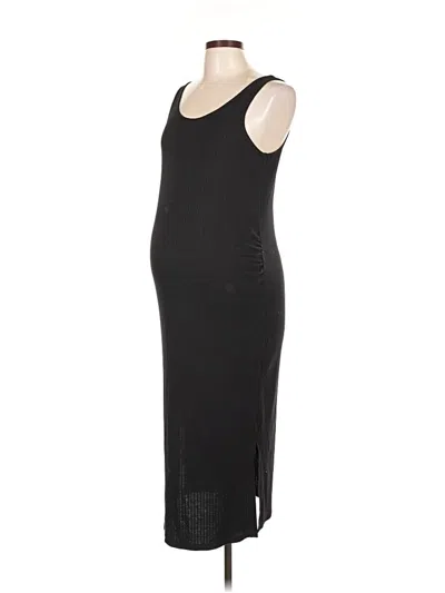 Pre-owned H&m Mama Casual Dress In Black