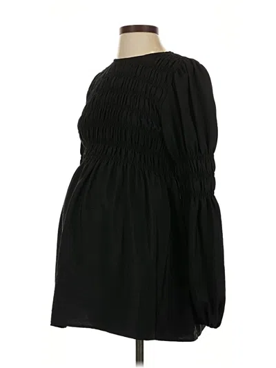 Pre-owned H&m Mama Casual Dress In Black