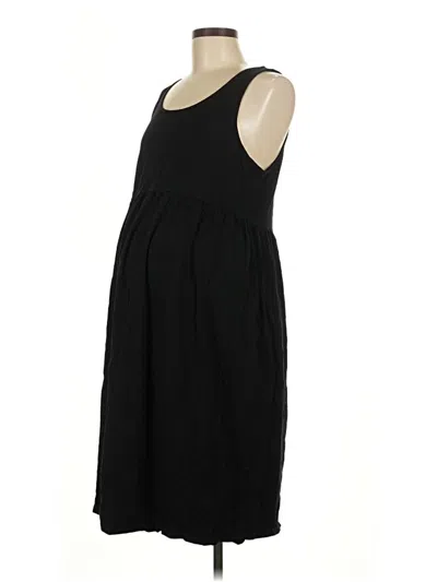 Pre-owned H&m Mama Casual Dress In Black