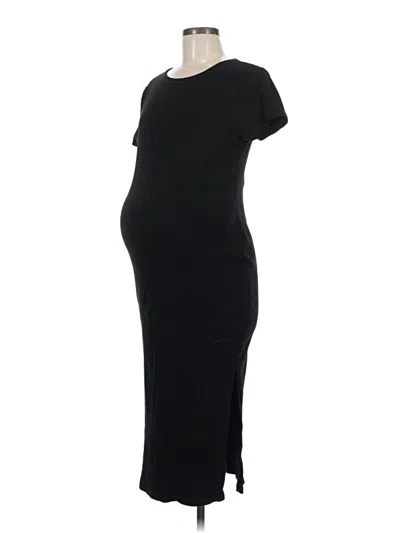 Pre-owned H&m Mama Casual Dress In Black