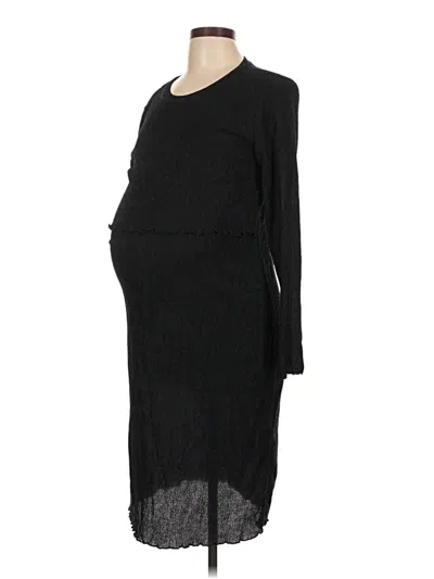 Pre-owned H&m Mama Casual Dress In Black