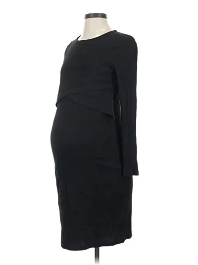 Pre-owned H&m Mama Casual Dress In Black