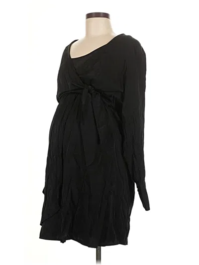 Pre-owned H&m Mama Casual Dress In Black