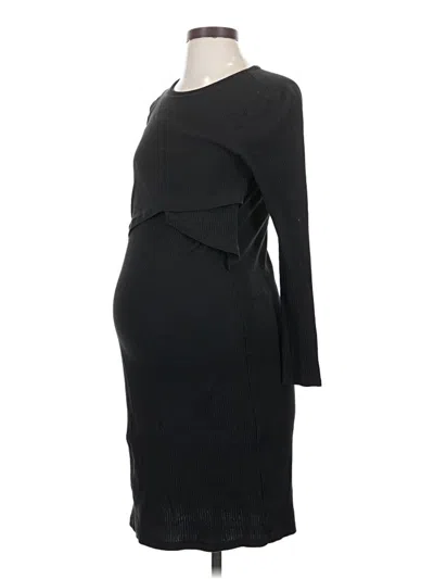 Pre-owned H&m Mama Casual Dress In Black