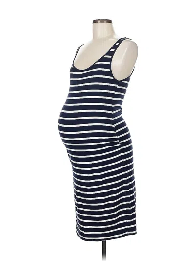 Pre-owned H&m Mama Casual Dress In Blue