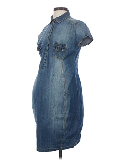 Pre-owned H&m Mama Casual Dress In Blue