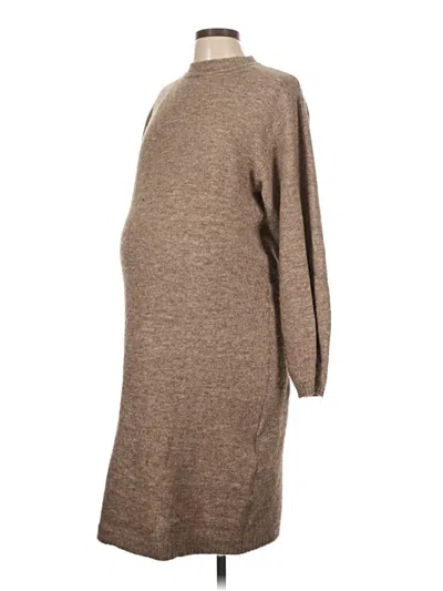 Pre-owned H&m Mama Casual Dress In Brown