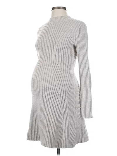 Pre-owned H&m Mama Casual Dress In Gray
