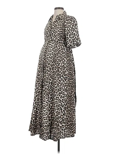 Pre-owned H&m Mama Casual Dress In Gray