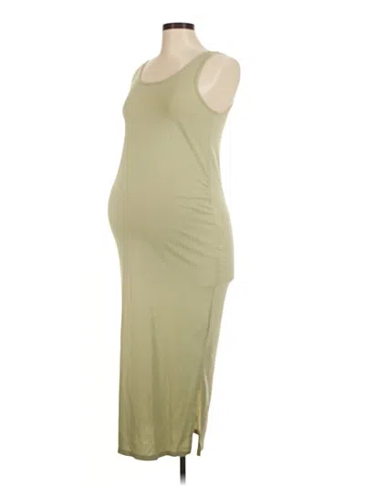 Pre-owned H&m Mama Casual Dress In Green