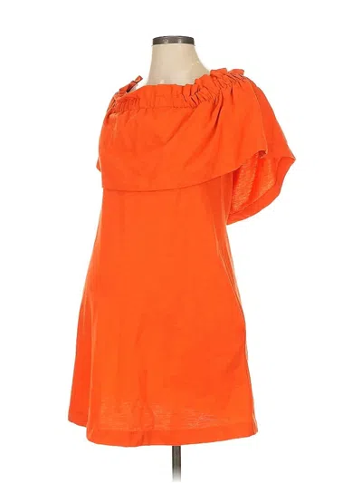 Pre-owned H&m Mama Casual Dress In Orange
