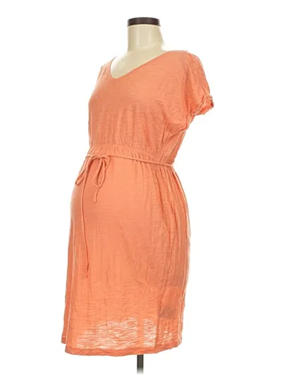 Pre-owned H&m Mama Casual Dress In Orange