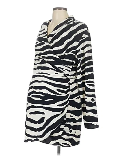 Pre-owned H&m Mama Casual Dress In White